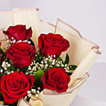 Bunch Of Ravishing Red Roses