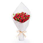 Bunch of Red Baby Roses Bouquet
