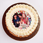 Butterscotch Birthday Photo Cake Half Kg