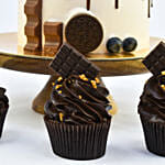 Candy Topped Choco With Cup Cake