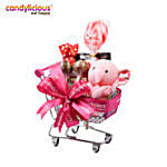 Candylicious Mini Pink Trolley Gift Pack