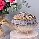 باقة ورد وبرواز صورة كاريكتير مخصص حسب الطلب