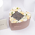 Cerruti 1881 Bracelet Heartshape Floral Gift Box For Her
