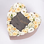 Cerruti 1881 Bracelet Heartshape Floral Gift Box For Her