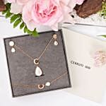 Cerruti 1881 Mother of Pearl Jewlery Set For Her