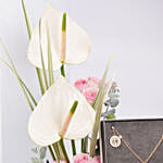 أناقة | طقم شيروتي مطلي ذهب و ورود