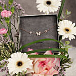 Cerruti Butterfly Rosegold Bracelet For Her