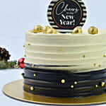 Cheers New Year Red Velvet Cake