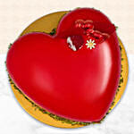 Choco Red Velvet Heart Cake 500gm