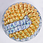 Chocolate Indulgence Gold and Blue