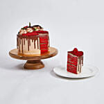 Chocolaty Red Velvet Eggless Cake 8 Portion