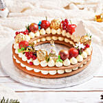 Christmas Star Wreath Cake