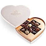 Coeur Gift Box Beige 12 Pc By Godiva