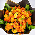 Colorful Roses Bouquet Graduation Day