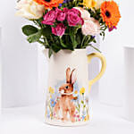 Colorfull Easter Flower Arrangement