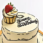 Comical Treat Birthday Redvelvet Cake