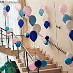 تنسيق ديكور بالونات هيليوم لكافة أرجاء المنزل
