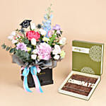 Congrats Graduate Flowers with Chocolates