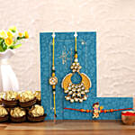 Crescent Lumba Rakhi Set & Kids Rakhi With Chocolates