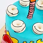 Drip and Bow Delight Vanilla Cake