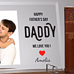 Dad's Keepsake: Acrylic Photo Frame for Cherished Memories