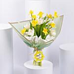 Daffodils and Tulips Birthday Flower Bouquet