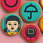 Dalgona Theme Set of 6 Cookies