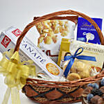 Delicious Choco Vanilla Cake with Hamper