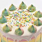 Delicious Rainbow Vanilla Cake 8 Portion