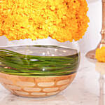 Diwali Cheer Marigold Vase