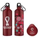 Drawstring Sport Bag and Water Bottle Maroon