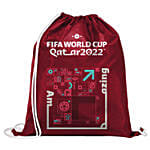Drawstring Sport Bag and Water Bottle Maroon
