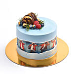 كيك فانيليا مطبوع بالصورة الشخصية