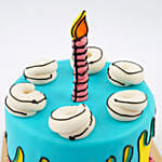 Drip and Bow Delight Vanilla Cake