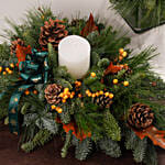 Duo of Christmas Nobilus Table Arrangement