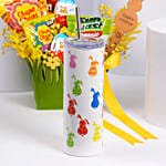 هدايا عيد الفصح - بوكس مع نبتة كلانشو وشوكولاته