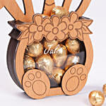 Eggcellent Easter Personalised Bunny Chocolates Box
