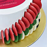 Emirati Womens Day Red Velvet Cake
