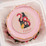 Emirati Womens Day Red Velvet Mono Cake