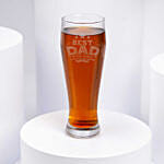 زجاج طويل القامة محفور للأب