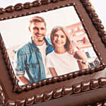 Enticing Love Photo Cake- Truffle Half Kg Eggless