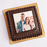 Enticing Love Photo Cake- Truffle Half Kg Eggless