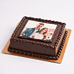 Enticing Love Photo Cake- Truffle Half Kg Eggless