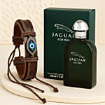 Evil Eye Bracelet Rakhi And Jaguar Perfume Men Edt