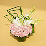 Exquisite Mixed Flowers Vase Arrangement