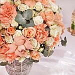 فازة ورود العيد المتألقة