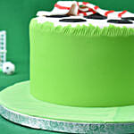 Football Fan Red Velvet Cake