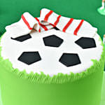 Football Fan Red Velvet Cake