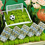 Football Stadium and Chocolates