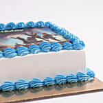 Fortnite Birthday Photo Marble Cake